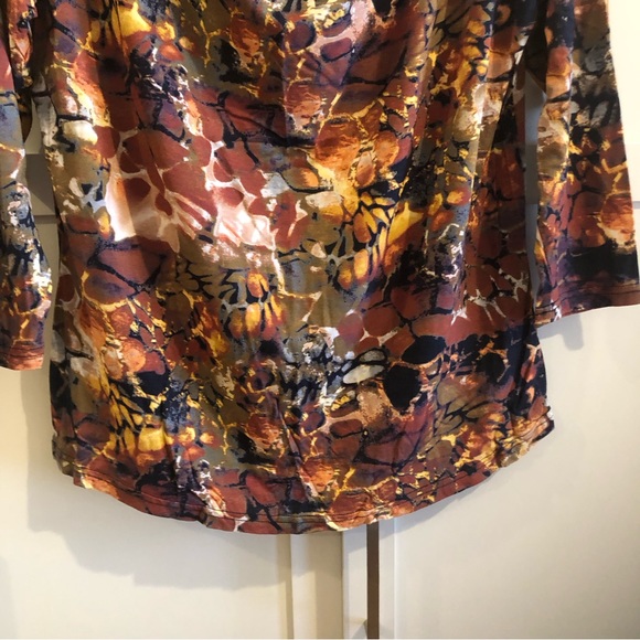 Linea Domani Cowl Neck Top NWOT - Picture 6 of 10